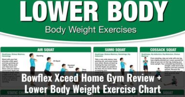 Bowflex Xceed Home Gym Review Lower Body Weight Exercise Chart