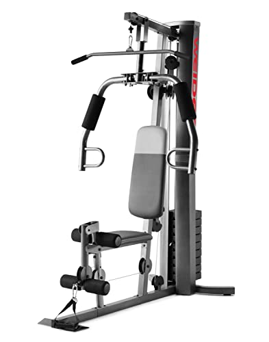 Weider XRS 50 Home Gym with 112 Lb. Vinyl Weight Stack, Black